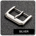 High quality Stainless Steel Universal Pin Buckle watch clasp For Steel Strap Leather Band Watch Accessories 10 12 14 16 18 20 22mm DIY Metal Heavy Strap Belt Web Adjust Roller Pin Buckle Snap. 