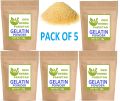 GELATIN POWDER | PACK OF 5| 50 GRAM EACH | DESI HERBS PAKISTAN|. 