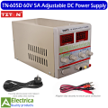 Titan TN 605D 60V 5A Adjustable DC Regulated Power Supply with LED Display, Overload Protection & Dual Knobs Control by Electrica. 