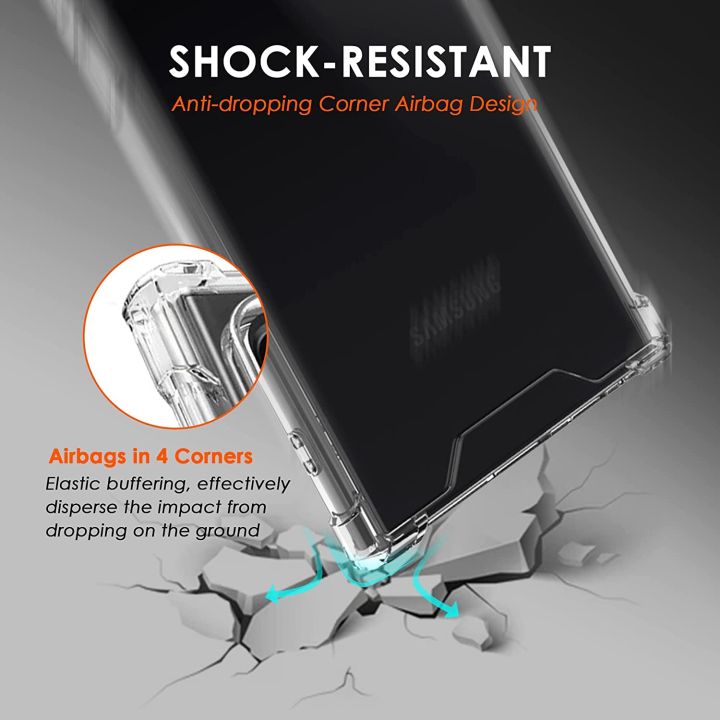 Samsung%20Galaxy%20S22%20Ultra%20Case,%20Clear%20Protective%20Cell%20Phone%20Cover%20Shockproof%20with%20Transparent%20Slim%20-%206.8inch%20-%20Image%203