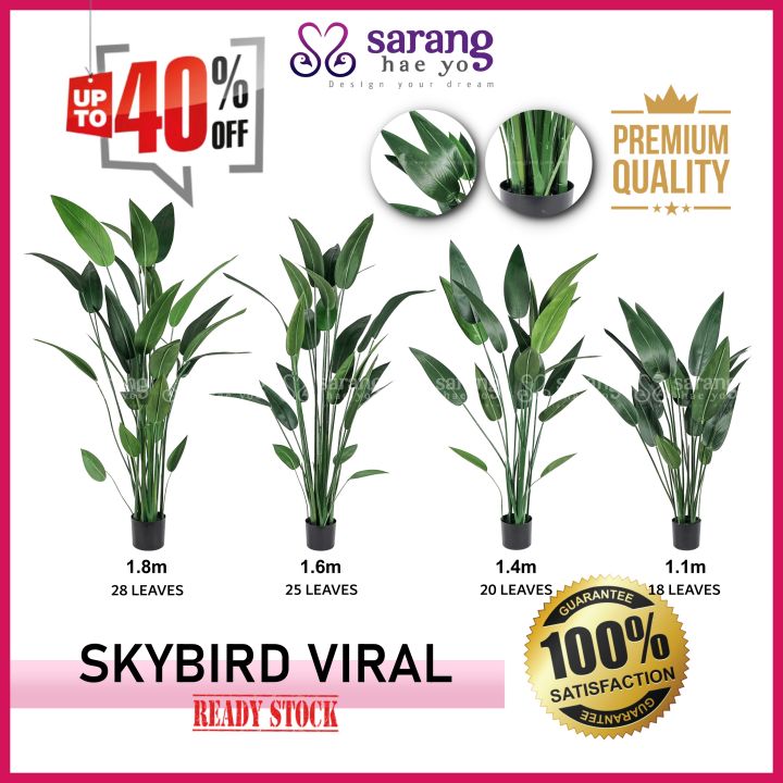 ⚡️SARANG HAE YO⚡️ SKYBIRD /SKY BIRD/ POKOK HIASAN / ARTIFICIAL PLANT / POKOK HIASAN/ POKOK VIRAL