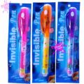Magic Invisible Ink Pen With Light Pack Of 3 Cheating Pen With UV Light. 