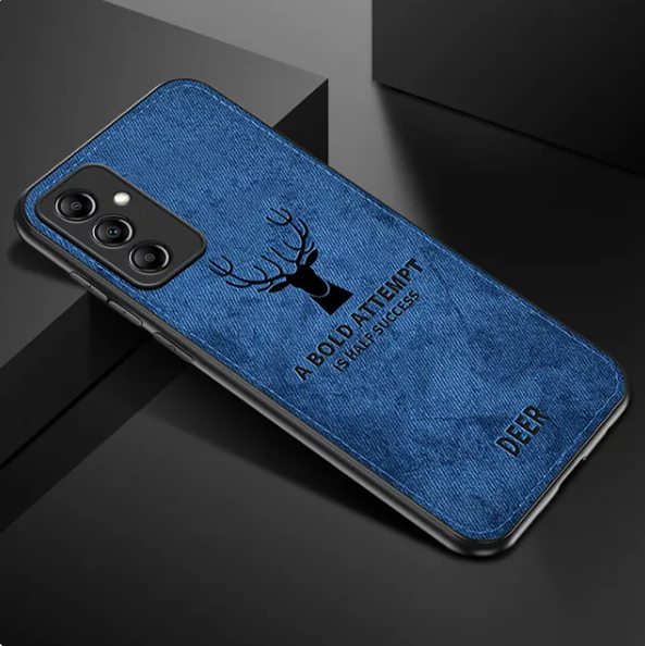 Lahore Mobile Case For Samsung A34 Hybrid Soft TPU Deer Pattern Leather Shockproof Case Cover - Samsung A34 Back Cover 3