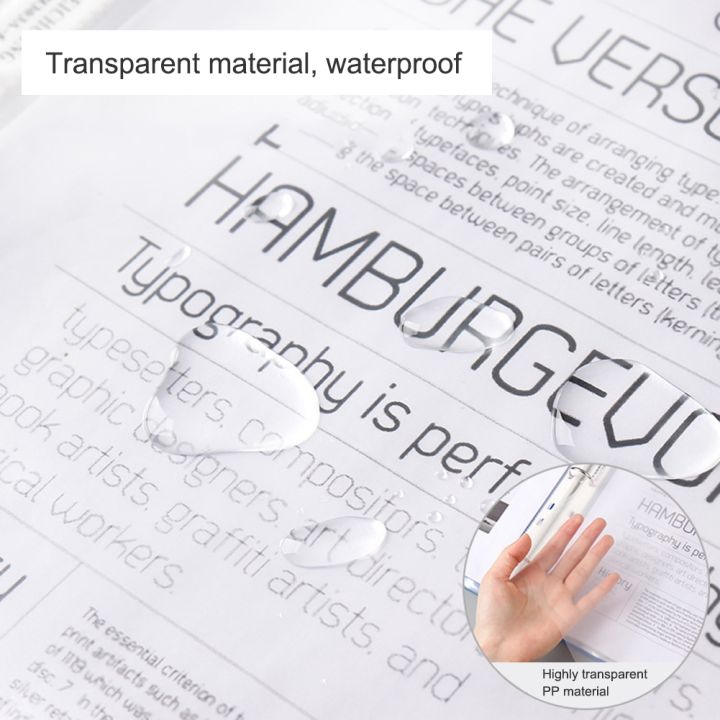 A4%20clear%20plastic%20punched%20pockets%20file%20paper%20protector%20/%20paper%20wallets%20/%20sleeves%20100%20Pcs%200.03mm%20-%20Image%204