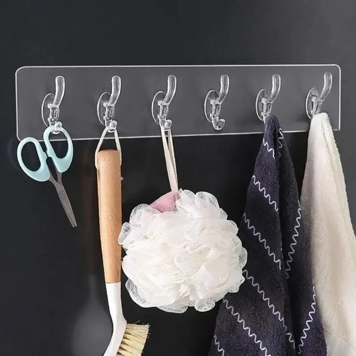 Pack%20of%202%20Transparent%20PVC%20Adhesive%20Curtain%20Rod%20Hook%20/%206%20Hooks%20Transparent%20Self%20Adhesive%20Door%20Wall%20Hangers%20Hooks%20for%20Kitchen%20Bathroom%20-%20Image%206