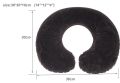 Intex Neck Pillow Travel Pillow inflatable travel pillow neck pillow U shape 68765 high quality flocked material NOTE random color will be delivered. 