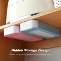 Hidden Drawer Under Table Plastic Desk Organizer Storage Box - Multicolor Under Desk Drawer,Hidden Drawer Storage Box,Tray Mini Desk Organizer Expandable Drawer Tray Self-Stick Pop-Up Hanging Drawer for Pencil,Pen,Office Items - 1 PCs. 