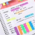 200 Sheets Fluorescence Colour Memo Pad Self Adhesive Sticky Notes Bookmark Marker Color Memo Sticker Paper School Office Supplies Reading Book Mark PRCODE CAIQKILW. 