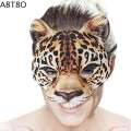 A8T8O Creative Funny For Dance Animal Tiger Pattern Costumes Halloween Decoration Cosplay Props Leopard Masquerade. 