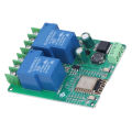 BoBa 2 Channel Relay Module WIFI 30A ESP8266 Development Board Switch DC 7‑28V / 5V ESP‑12F. 