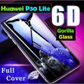 NEW 6D Gorilla Full Glue for P30 Lite Tempered Glass Screen Protector Full Edge For Huawei P30 Lite - Black. 