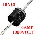 10A10 diode (10A 1000V) original diode, Pack of 10 pcs. 