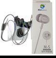 Blue Spectrum M5 Black Handsfree | High-Quality Stereo Earphones with Deep Bass | High-Quality Wired Headphones for All Mobile Phones. 