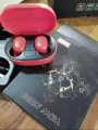 TWS Marvel Earbuds in red color compatible with all mobile phone. 