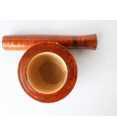 wooden Handmade RoseWood Mortaar And Pastle/ Chato Danda Perfect For Grinder for Herbs, Garlic, walnut Spices & Kitchen Essentials Usage. 