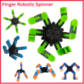 Finger Tip Spinner | Deformable Shape Changer | Fidget Robotic Spinner Transformable Hand Toy. 