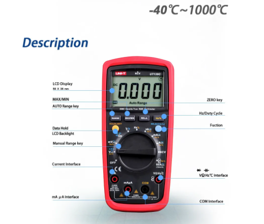 UNI-T%20UT139C%20UNIT%20Digital%20Multimeter%20Auto%20Range%20True%20RMS%20Meter%20Capacitor%20Tester%20Handheld%206000%20Count%20Voltmeter%20-%20Image%205