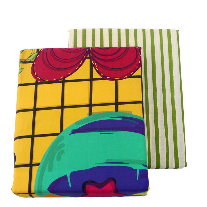 Arts and Craft Single Bedding Set Yellow