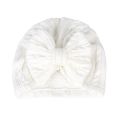 【HOT】 Infant Baby Girls Bow Hat With Solid Color, High Elasticity Casual Newborn Soft Head Wraps Turban Accessory 0-18M. 