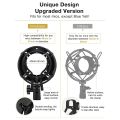 【BestGO】Microphone Shock Mount,Adjustable Mic Anti-Vibration Suspension Shock Mount for Mic Microphone. 