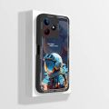 For Realme Note 50 Case RMX3834 Cute Panda Dinosaur Liquid Silicone TPU Soft Cover For OPPO Realme Note 50 Note50 Capas Fundas. 