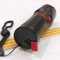 2KM range Aluminum Body Super Bright Flashlight XA-P801 Imported P80 Laser torch with Power bank. 