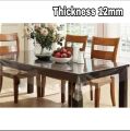 6 Seater PVC( 7.5 x 5 Ft) Transparent Clear Dining Table Cloth / Cover Plastic Table Cover Protector Sheet Rectangle. 