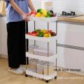 Rolling Utility Cart - table 3-Tier - Trolley Organizer Serving Cart Easy. 