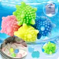 Laundry Balls For Washing Machine Cleaning Clothes Hair Removal Wash Friendly Anti-Static Anti-Knot Strong Decontamination Pet Hair Catcher Remover Sanitary Stains Cloths Clean Eco-Friendly Lint Decontamination Cleaner. 