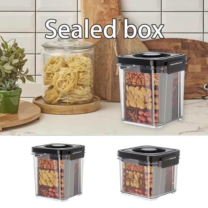 Vacuum Sealed Kitchen Container Stackable Bpa-free Food Storage Container Easy Air Extraction Wide-mouth Design Home Supplies Sealed Food Storage Container