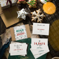 Christmas Advent Calendar Cards 24PCS Christmas Countdown Calendar Card Set 24 Days Greeting Card Commemorate A Durable Easy Install Easy to Use. 