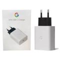 Google 30W USB-C Power Adapter Fast Charger EU/US/UK Quick Charging Travel Adapter  Original For Google Pixel 5 6 7 Pro 2 3 4 4A 5A 6A XL XXL Phone Quick Chargeur. 
