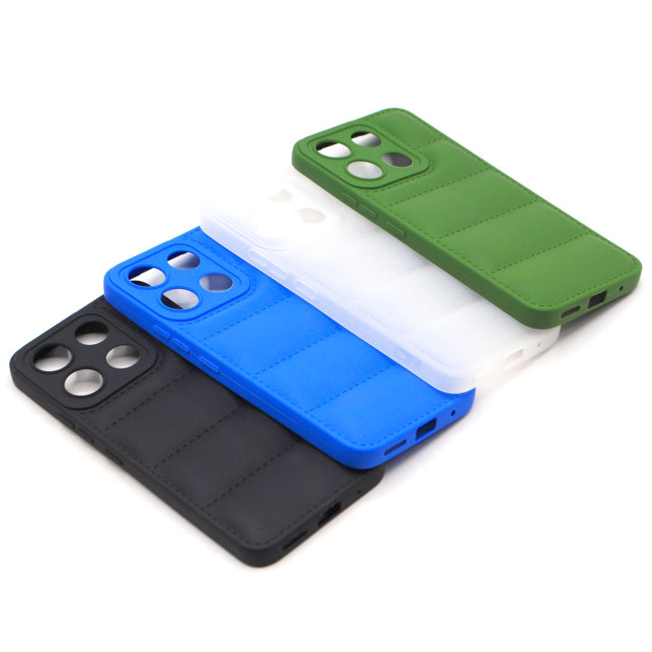 iTel A60 Back Cover - iTel A60s Back Cover Multicolour Soft Puff Case For iTel A60