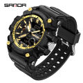 Sanda Men's Watches Sport LED Digital Waterproof Wristwatches 3179. 
