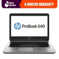 HP ProBook 640 G1 - Core i5 4th Generation - 8GB RAM - 500GB HDD - 14inch Screen - Free Laptop Bag (Windows 10 PRO) - Daraz like new laptops. 