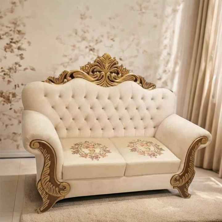sofa set with crown setting (Customised)