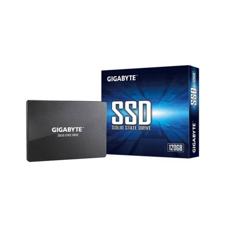 Gigabyte 120 GB SSD with Sequential Read speed : up to 500 MB/s and Write Speed of up to 380 MB/s