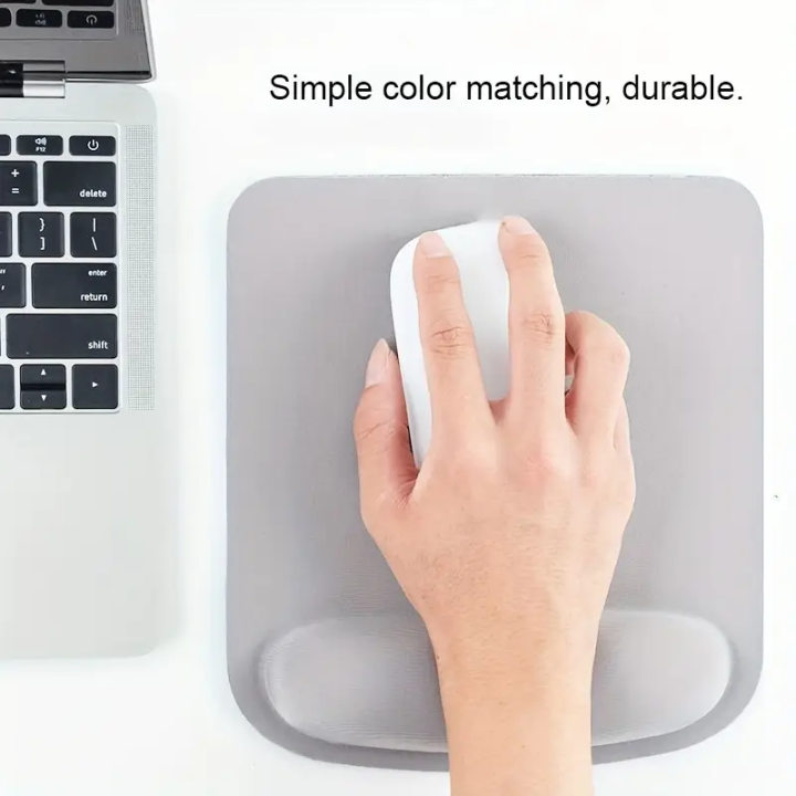 Ergonomic Gaming Mouse Pad with Wrist Rest – EVA Material, Non-Slip Base & Smooth Surface for Office & PC Gamers