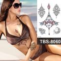 【Good-Love Store】mandala temporary tattoo sticker lace henna  for woman under breast underboob sketches tattoo designs. 