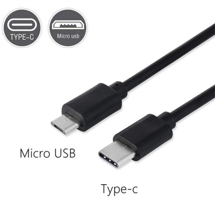Usb Micro Fast 30/100cm Charging cable Fast Charge Micro B Male Data Cable Type-C ...