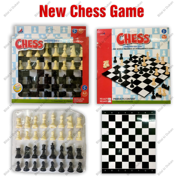 Affordable 9x7.5 Inch Chess Set – High-Quality Paper Board with Durable Plastic Pieces | Perfect for Beginners & Casual Play