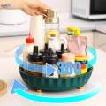 Turntable Organizer Cosmetic Organizer Multipurpose Rotating Desktop Storage Tray Spice Rack for Countertop Vanity Bathroom Cabinet Cupboard. 