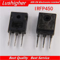 5PCS IRFP450 TO247 IRFP450 TO-247 MOSFET N-CH 500V 14A TO-247AC New Original. 