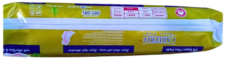 Rocket%20Carefree%20Pads,%20Carefree%20Pad,%20Carefree%20Super%20Plus%20Pads,%20With%20Super%20Thick%20Butterfly%20Wings,%20Super%20High%20Absorbent,%20With%20Aloe%20Vera%20&%20Gel,%20Pack%20of%2010%20Pads%20-%20Image%202