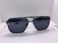 Sunglasses Large Frame Metal Cut Edge Double Beam Driving Glasses Sunglasses Fashion Personality Sunglasses Metal UV400 UV protection Clean Vision for Men. 