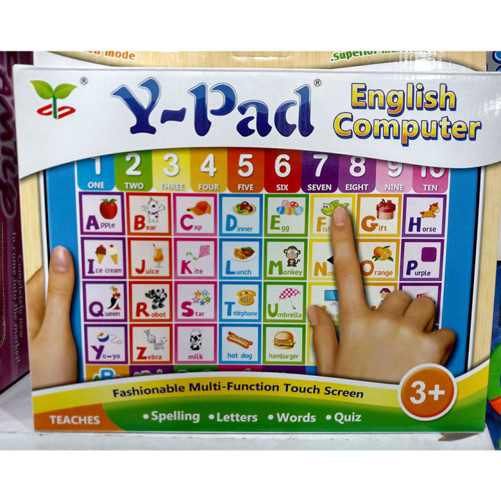 Urban Vendors Y-Pad - English And Math Learning Touch Screen Pad For Kids Learning English Machine Tablet Early Educational Toy