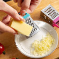 Mini Four Sided Grater And Peeler Tool for Vegetables, Stainless Steel Box  with Handle, Multifunctional Tiny Cheese , Garlic Grater And Lemon Zest. 