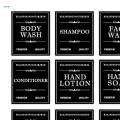 12x Soap Labels for Bottles 80mm*70mm Spray Bottle Hand Stickers for Shampoo. 