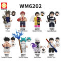 Wm6202 jujutsu Kaisen anime block toys figure Satoru Gojo ryomen Sukuna fushigurmeumi okkotsu Yuta building block mini toy. 
