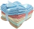 AP Small hand Towel (Pack Of 3) Size 12*12 , Cotton Towel for Hand and Face Used- Multicolored, small towels for multiple uses. 